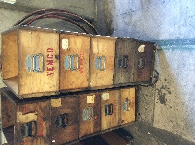 VEMCO Stenciled Wooden Crate