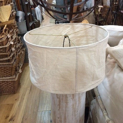 Round Muslin Lamp Shade