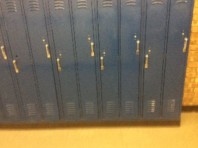 Set of 10 Navy Blue Lockers