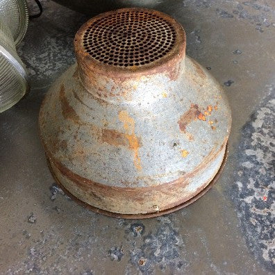 Salvaged Metal Strainer Table Base