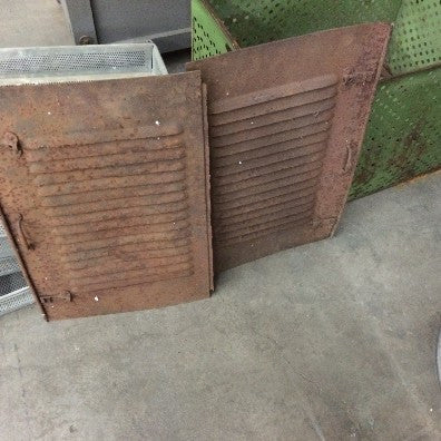 Pair of Iron Shutters