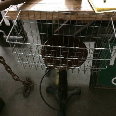 Basket, rectangular, metal