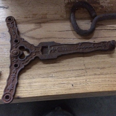 Iron door accent/bracket