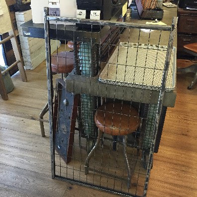 Salvaged Black Metal Grate / Rack