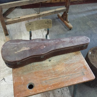 Decorative Violin Case Dark Wood