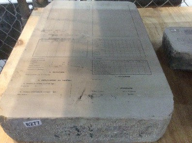 Litho stone Ledger