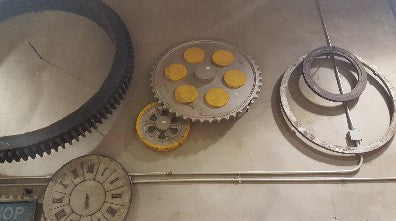 Yellow and Silver Decorative Foundry Mold