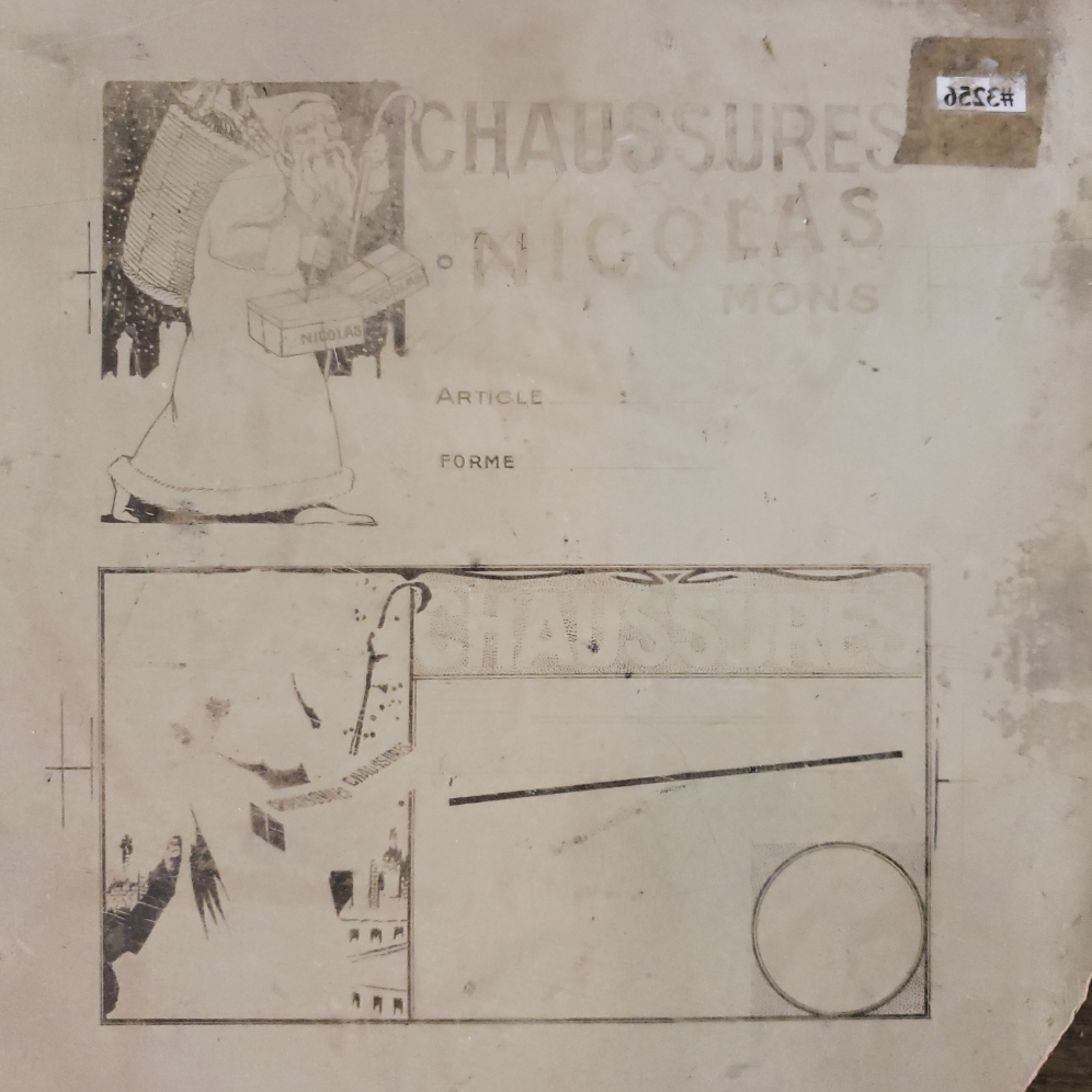 Litho Stone "Chaussures Nicolas Mon"