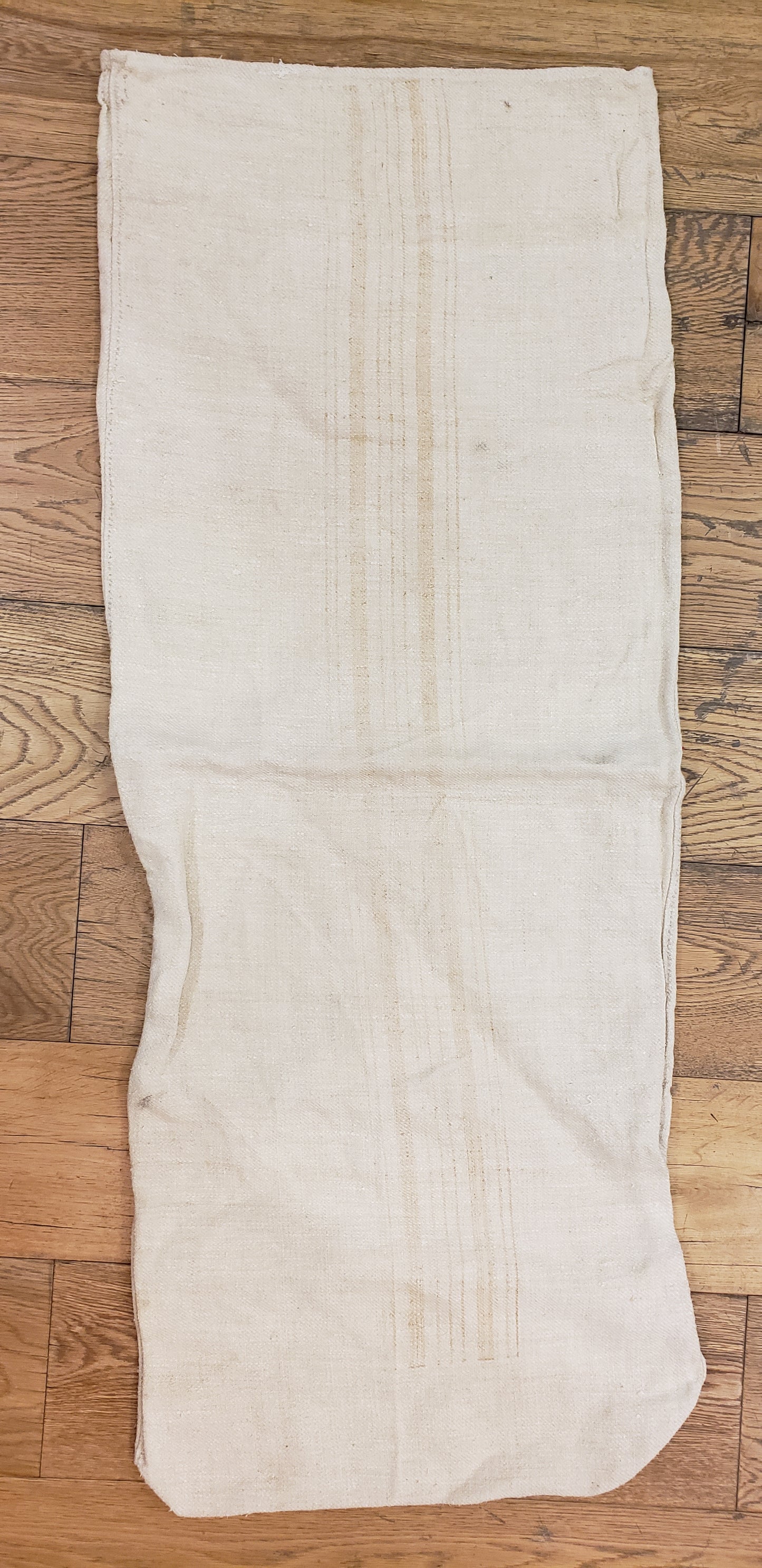 Natural Striped Grain Sack