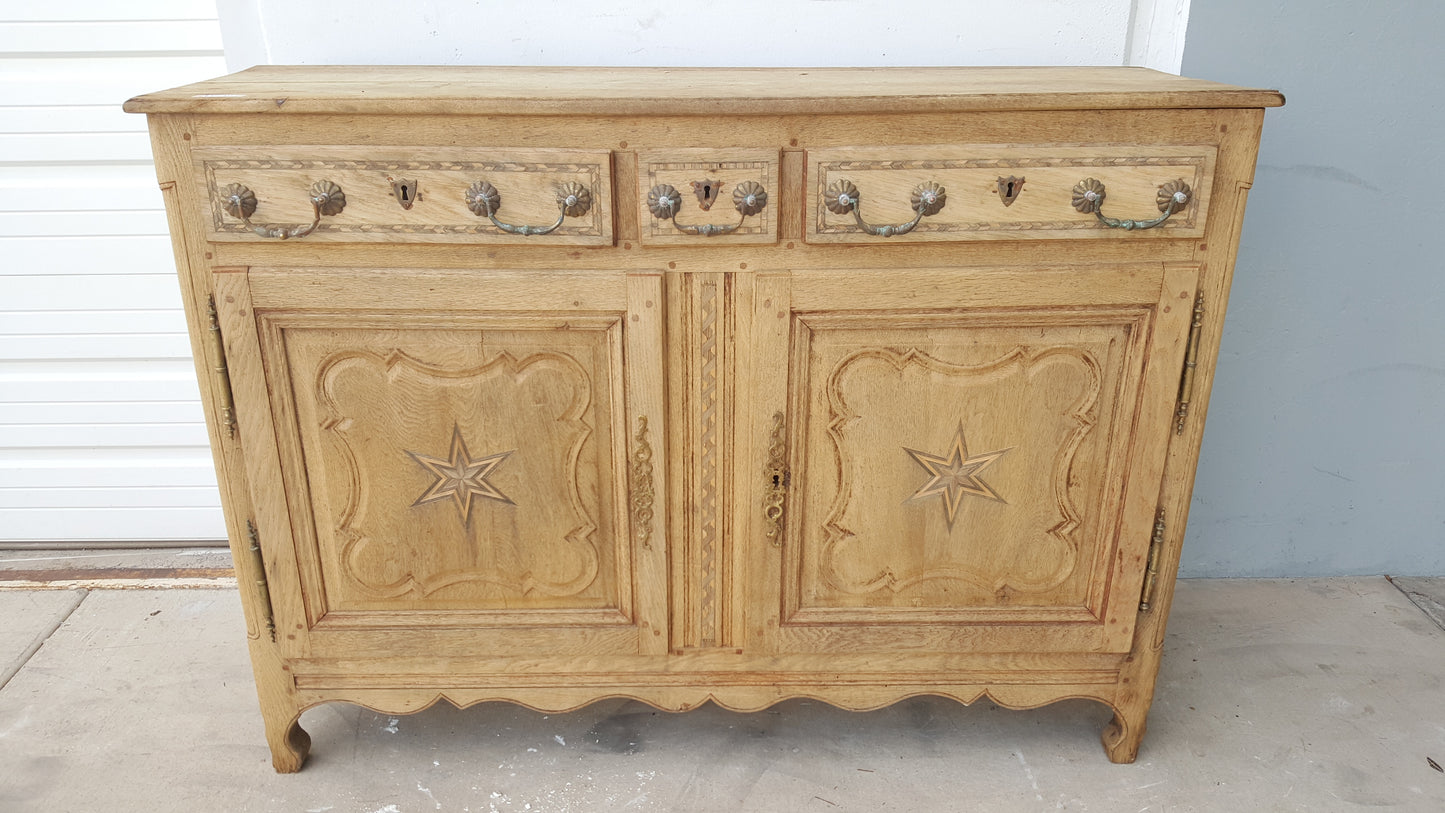 Bleached French Sideboard