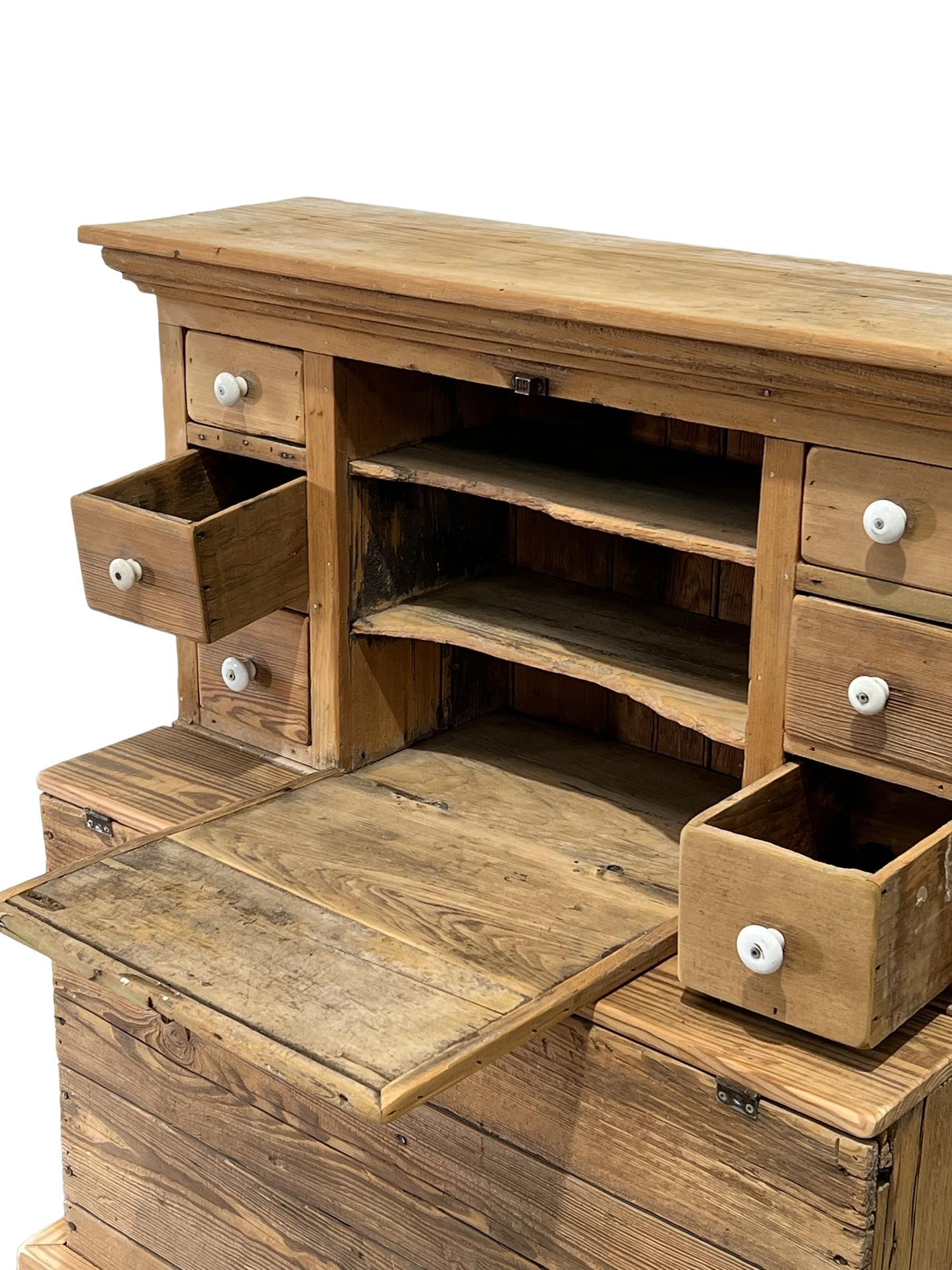 Country Antique Baker’s Cabinet
