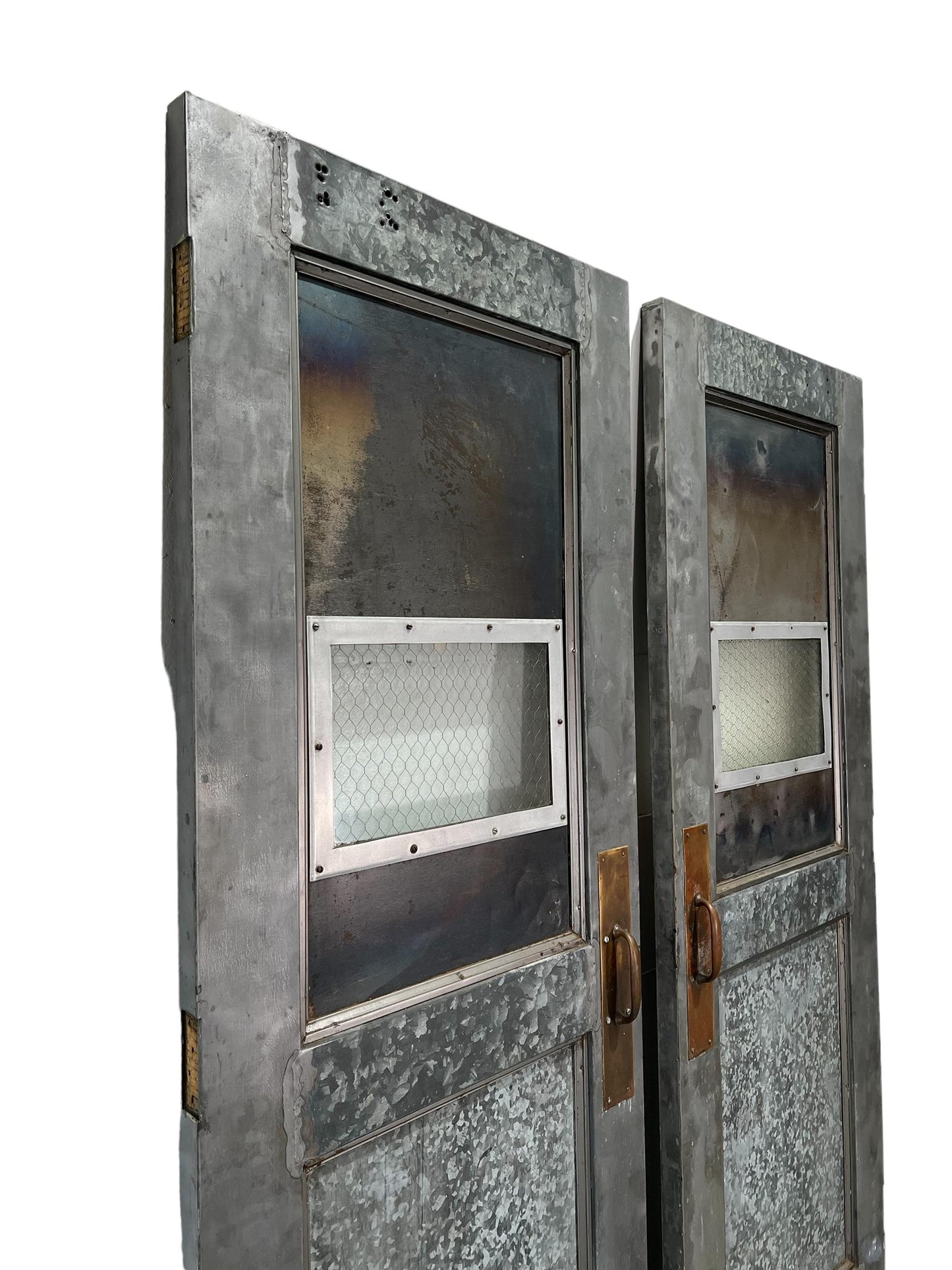 Pair of Industrial Metal Doors