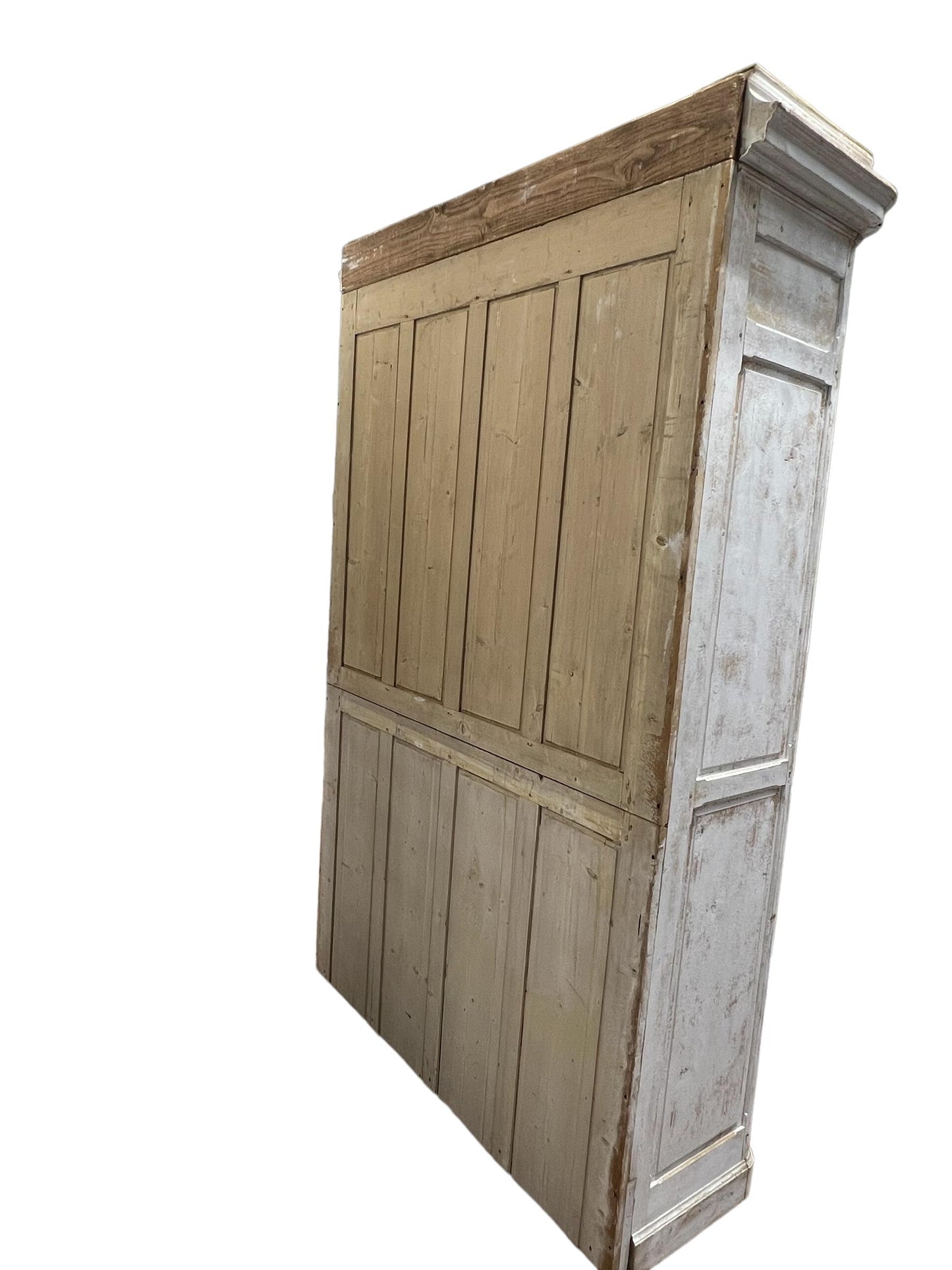 19th C. French Painted Store Display Cupboard