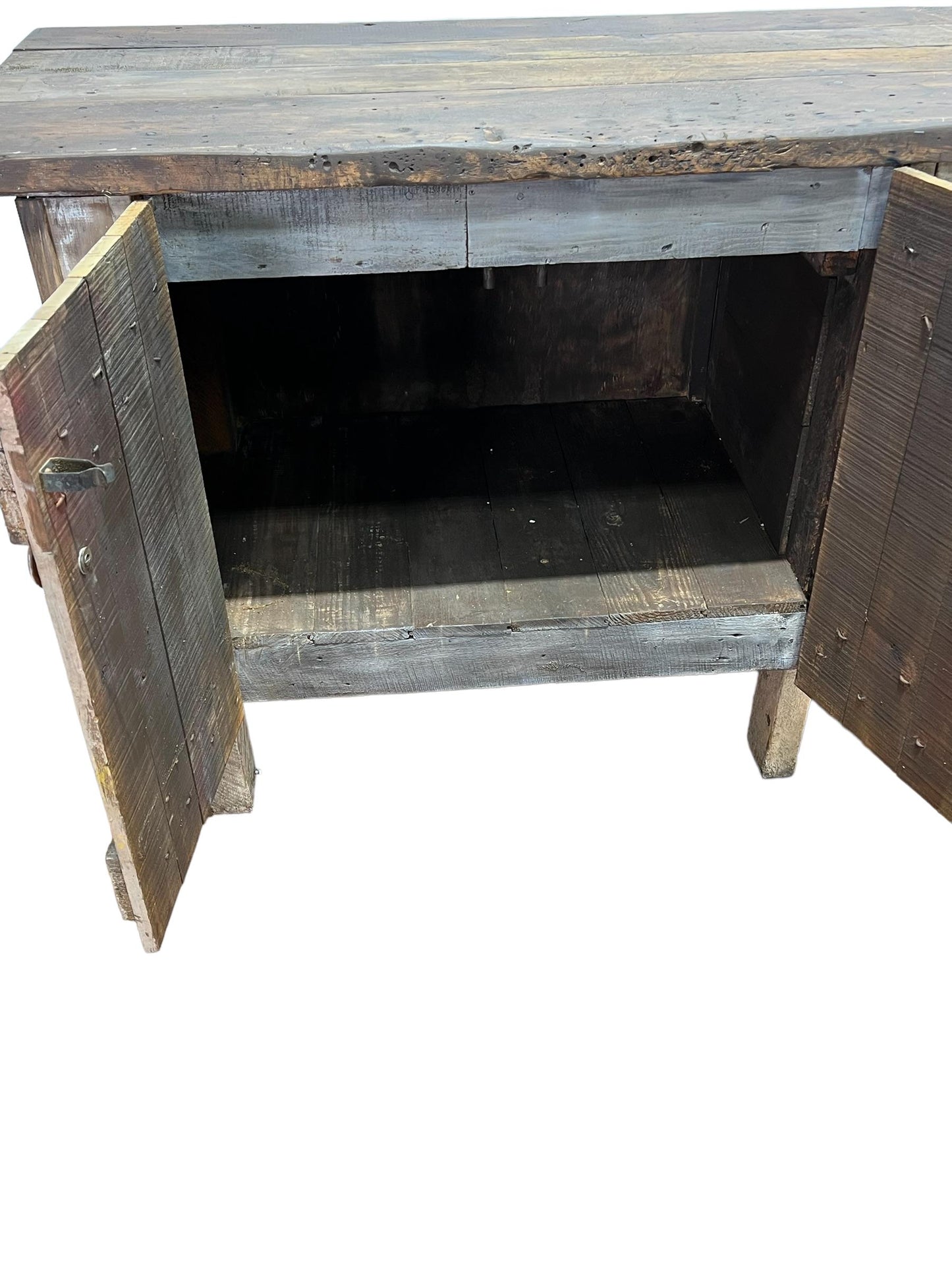 Industrial Wooden Antique Work Counter