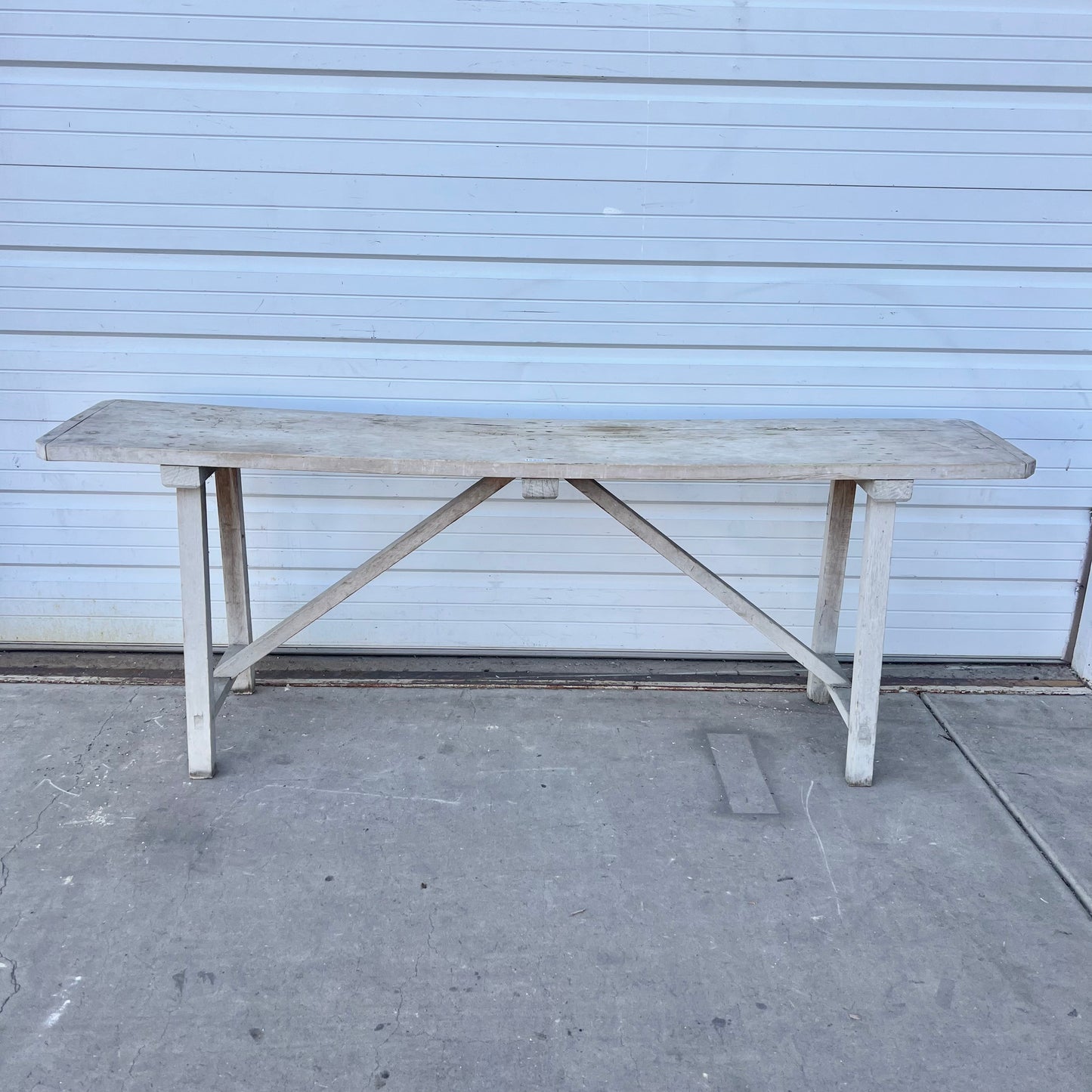 French Primitive Console Table