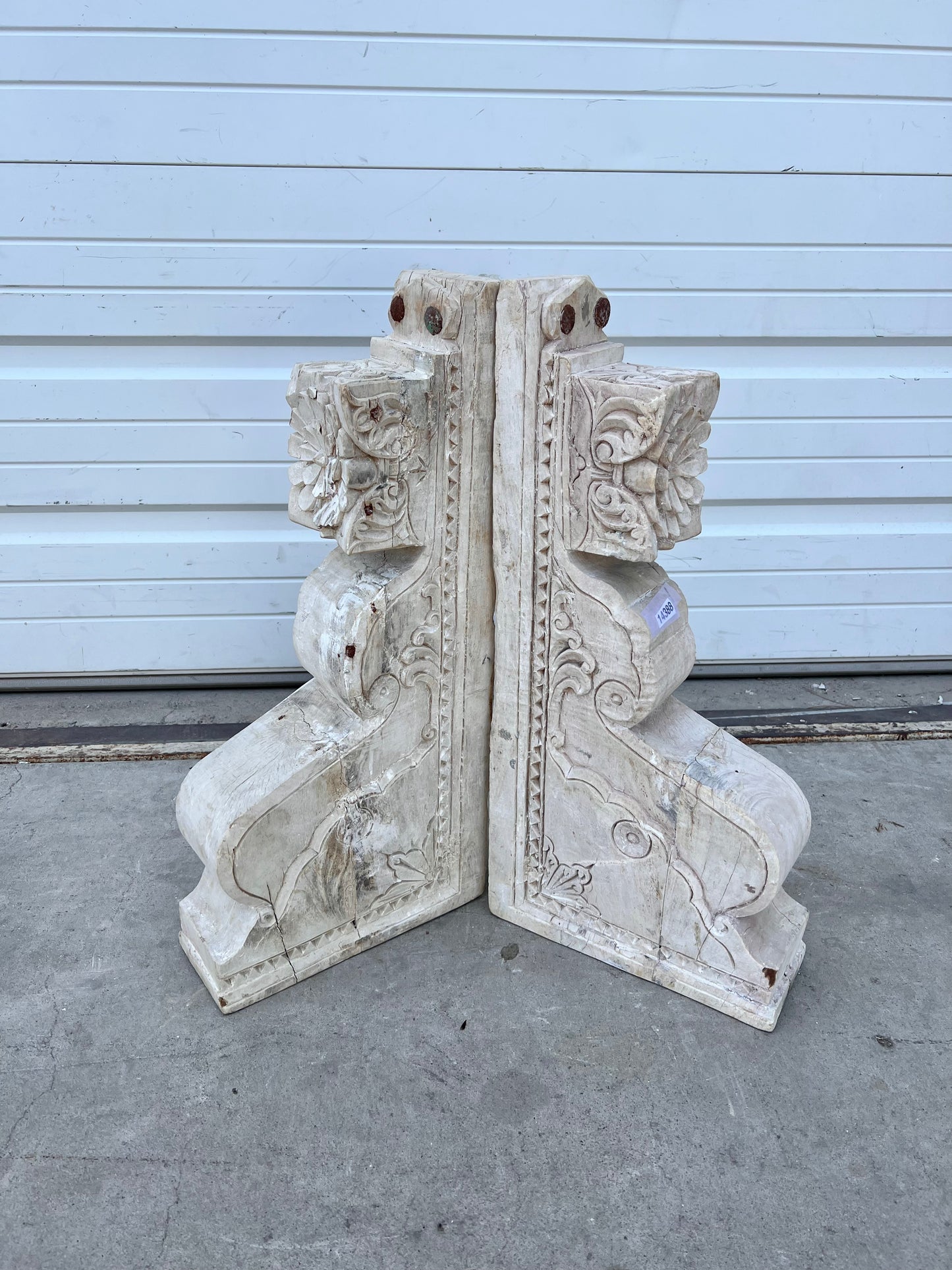 Pair of Natural Wood Corbels
