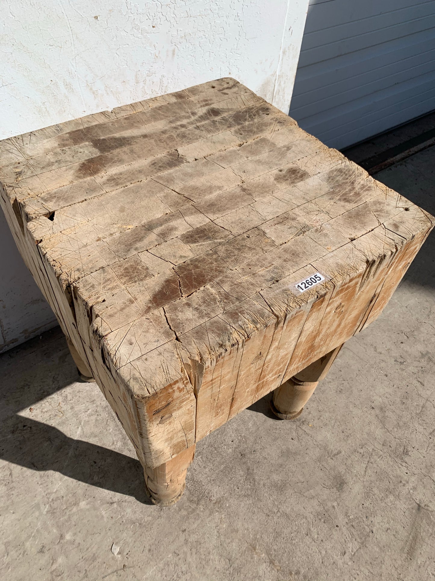 Bleached Butcher Block