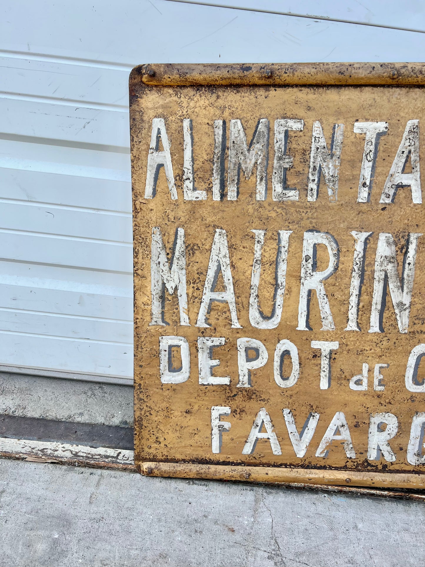 Metal Double- Sided Alimentation en Gros Sign