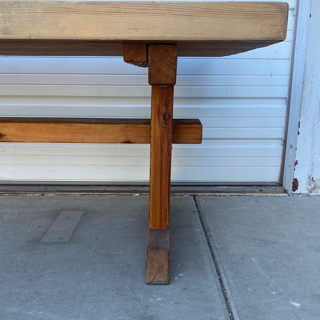 Danish Pine Dining Table