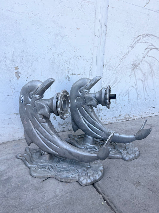 Aluminum Dolphins Sconces