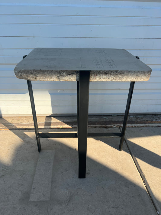 Large Lithography Stone Side Table