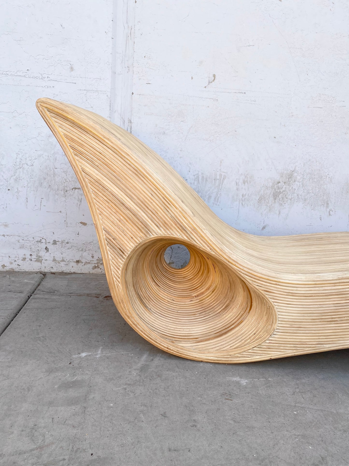 Wicker Chaise Lounge