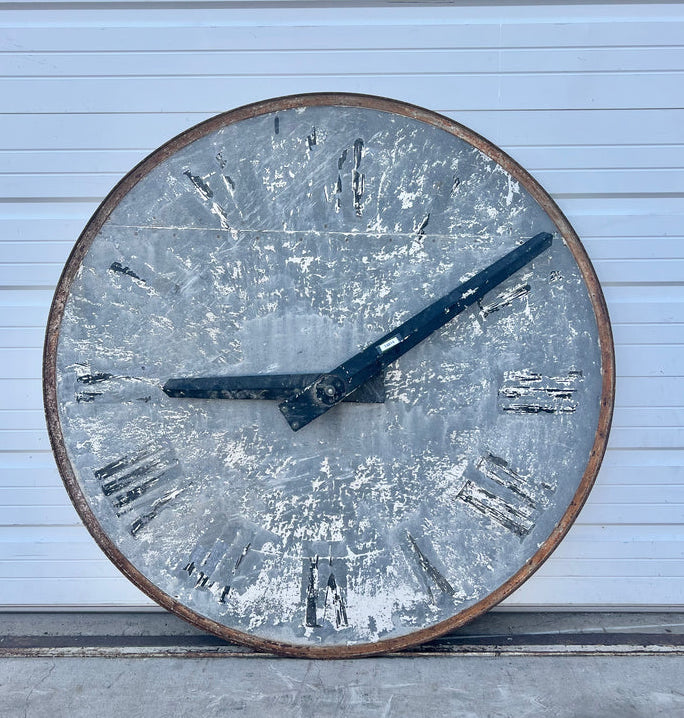 Large Clock Face with Hands