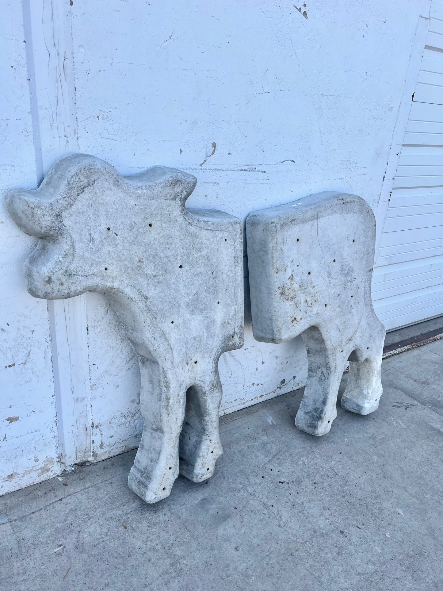 Eternit Cow Sculpture/Planter