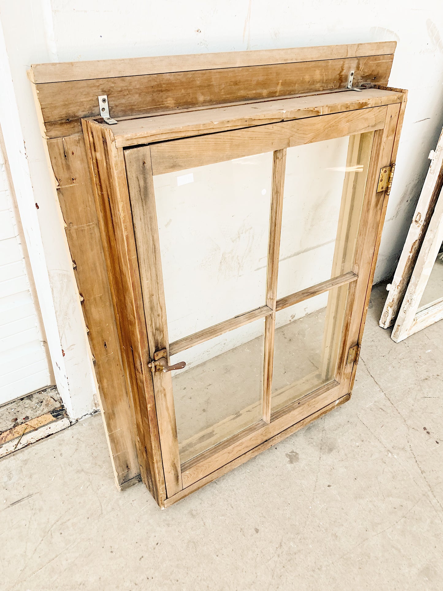 Rectangle 4 Pane Framed Yellow Window