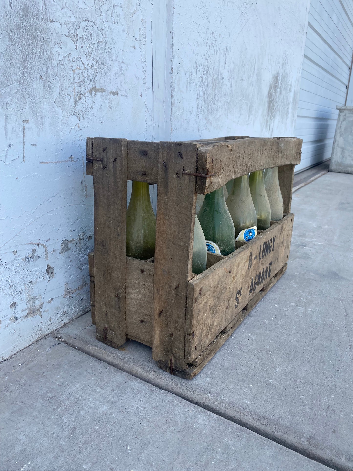 St Agnant French Wine Bottle Crate