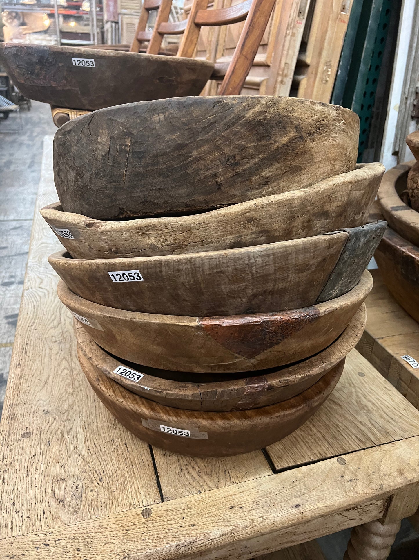 Small Wooden Turkish Bowl