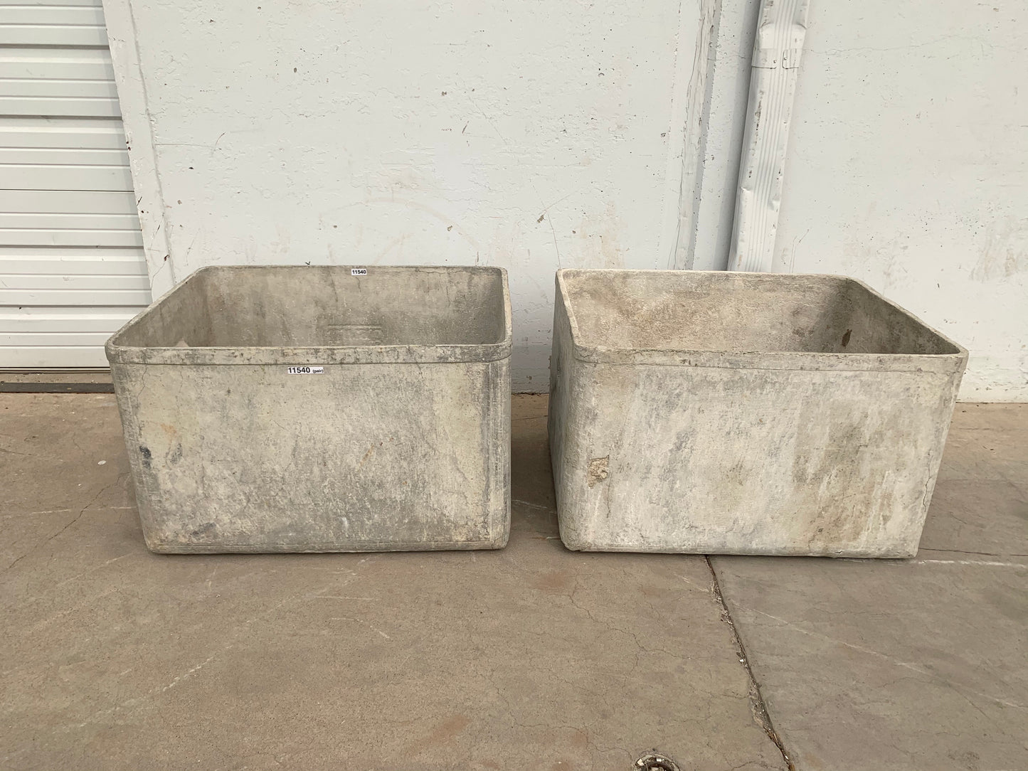 Pair of Rectangle Willy Guhl Planters