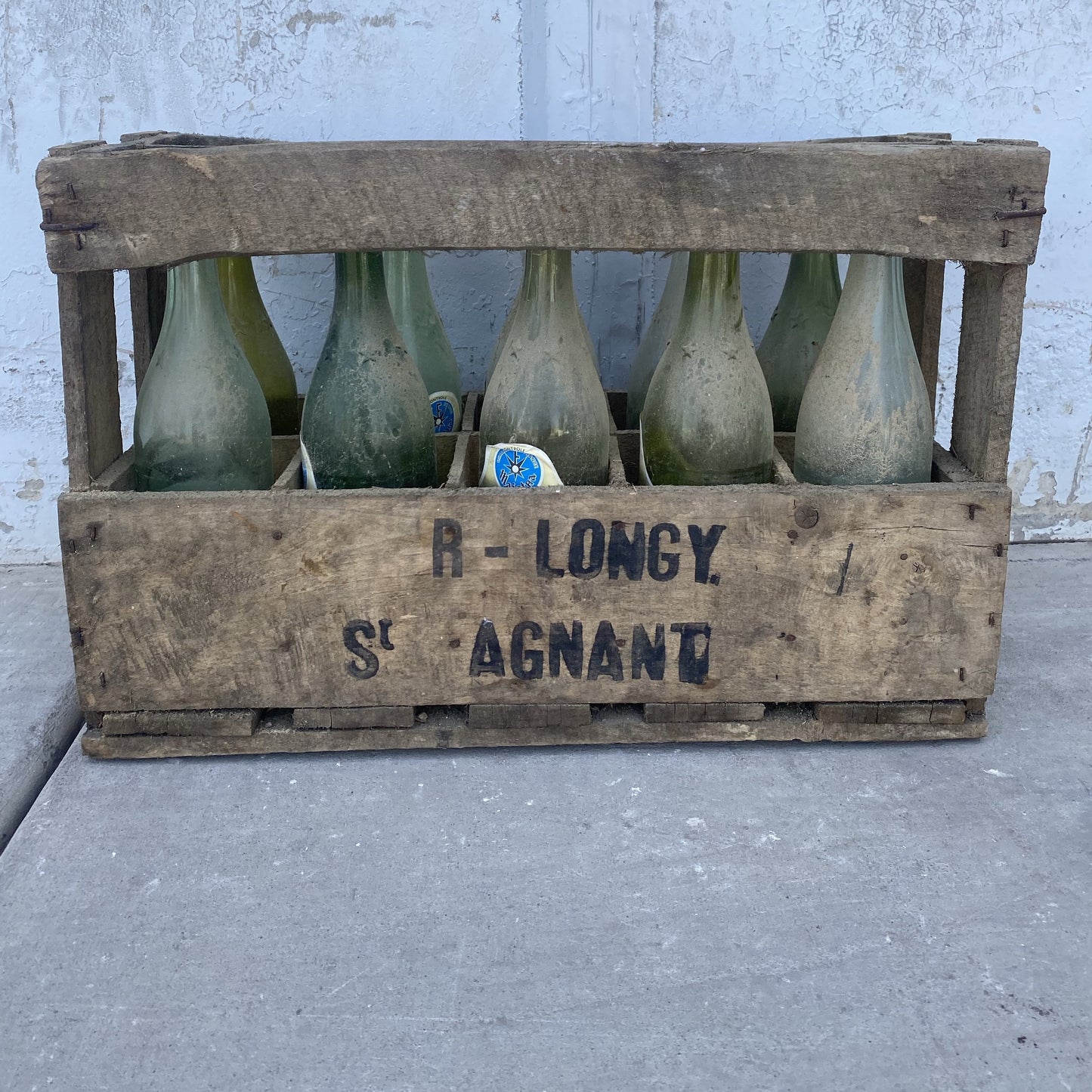 St Agnant French Wine Bottle Crate