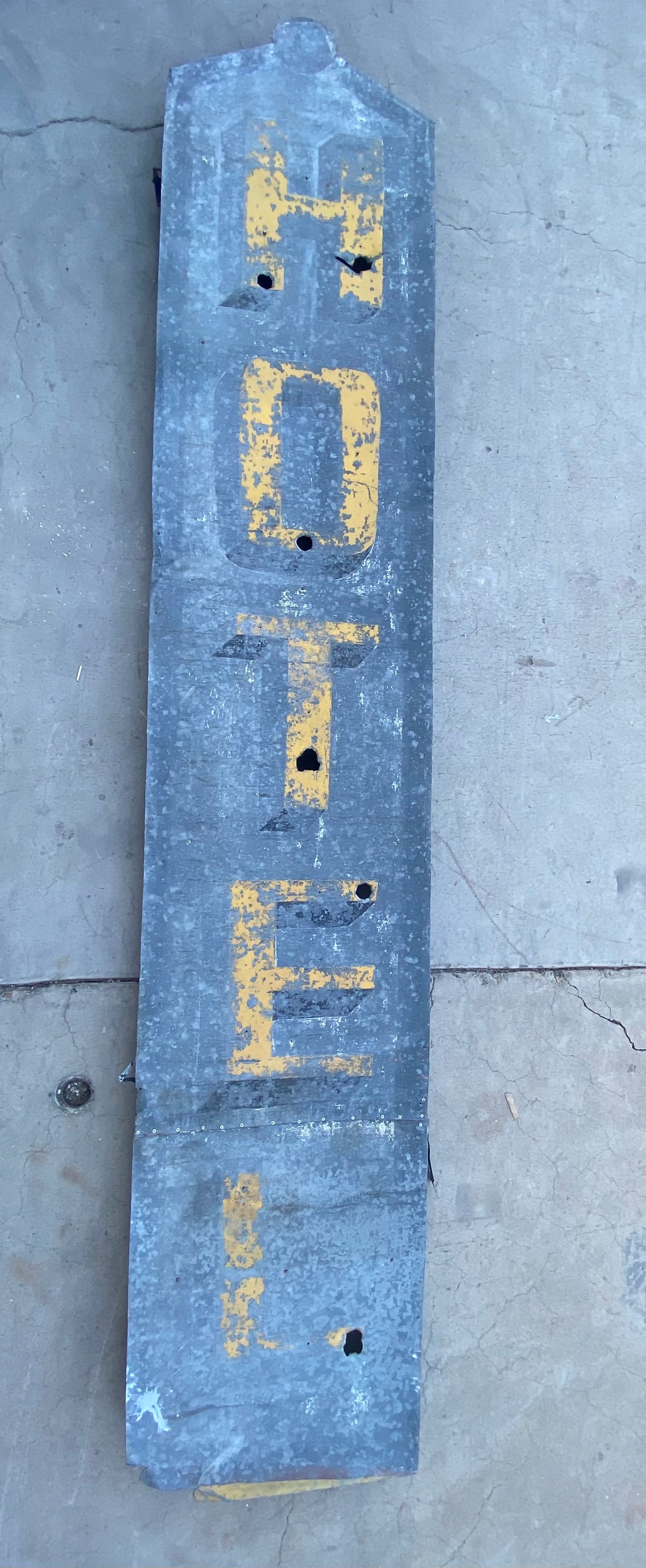 Metal Hotel Sign