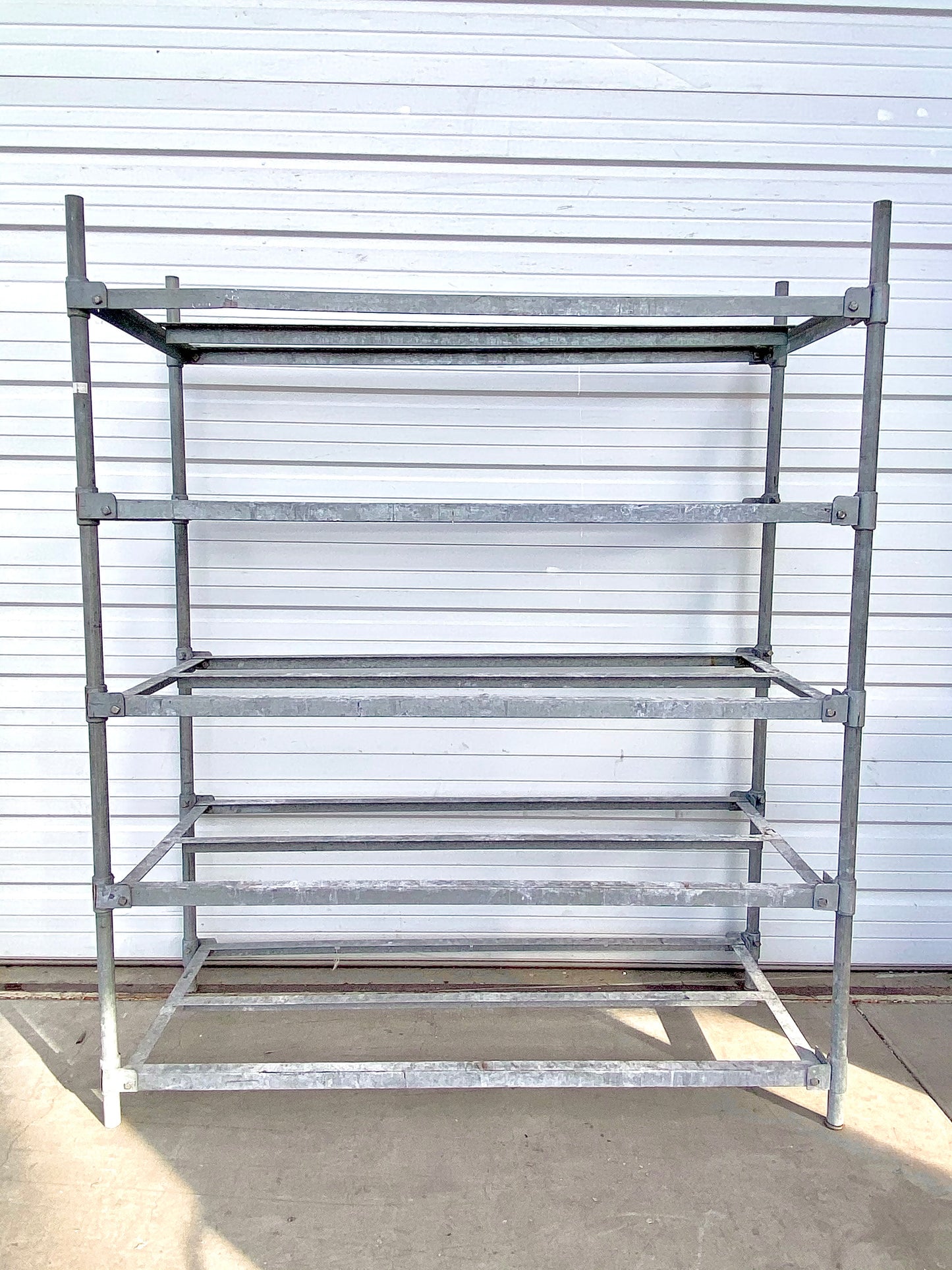 Industrial Metal Shelf includes 2 drawers