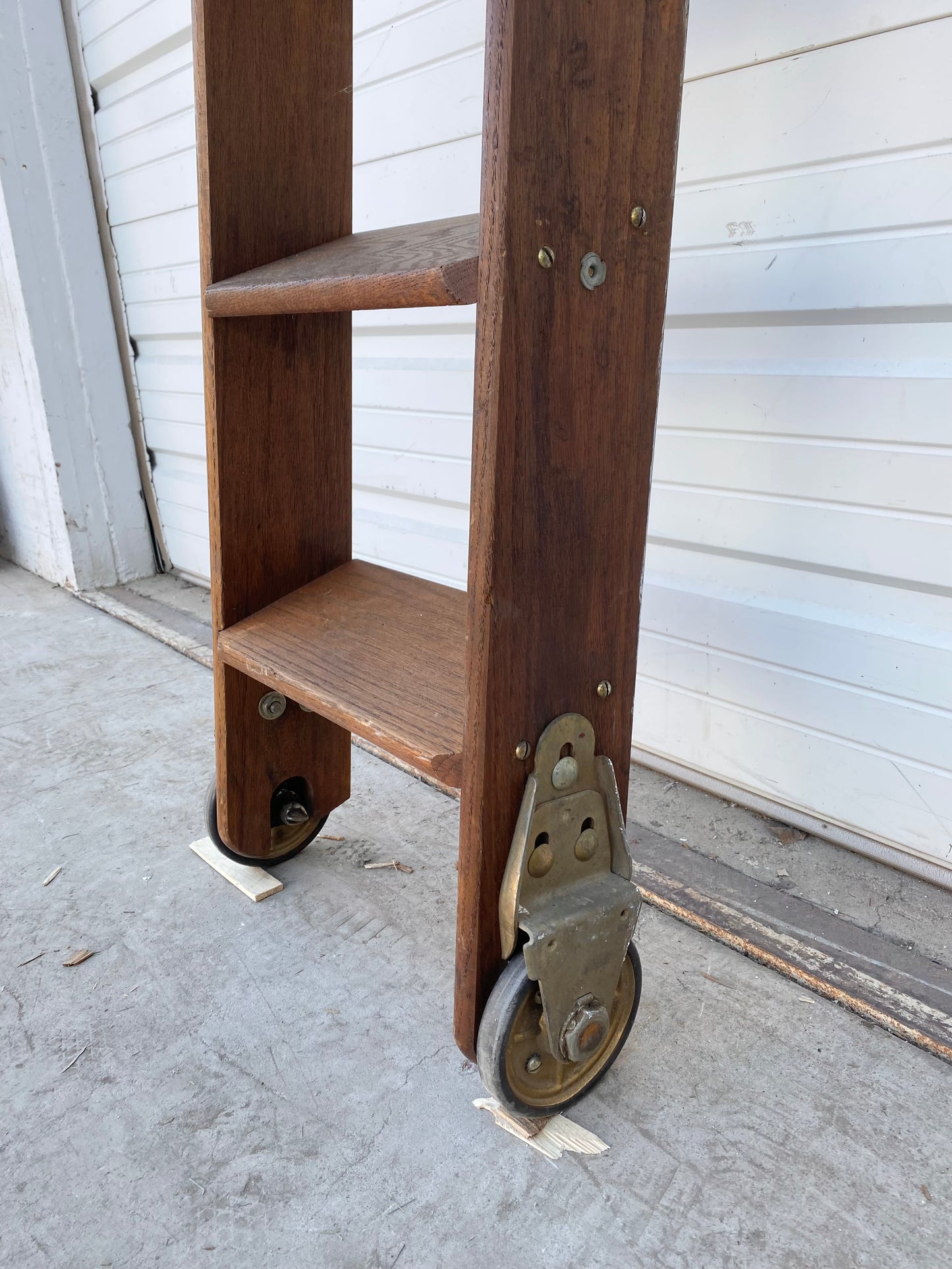 Rolling Wood Ladder