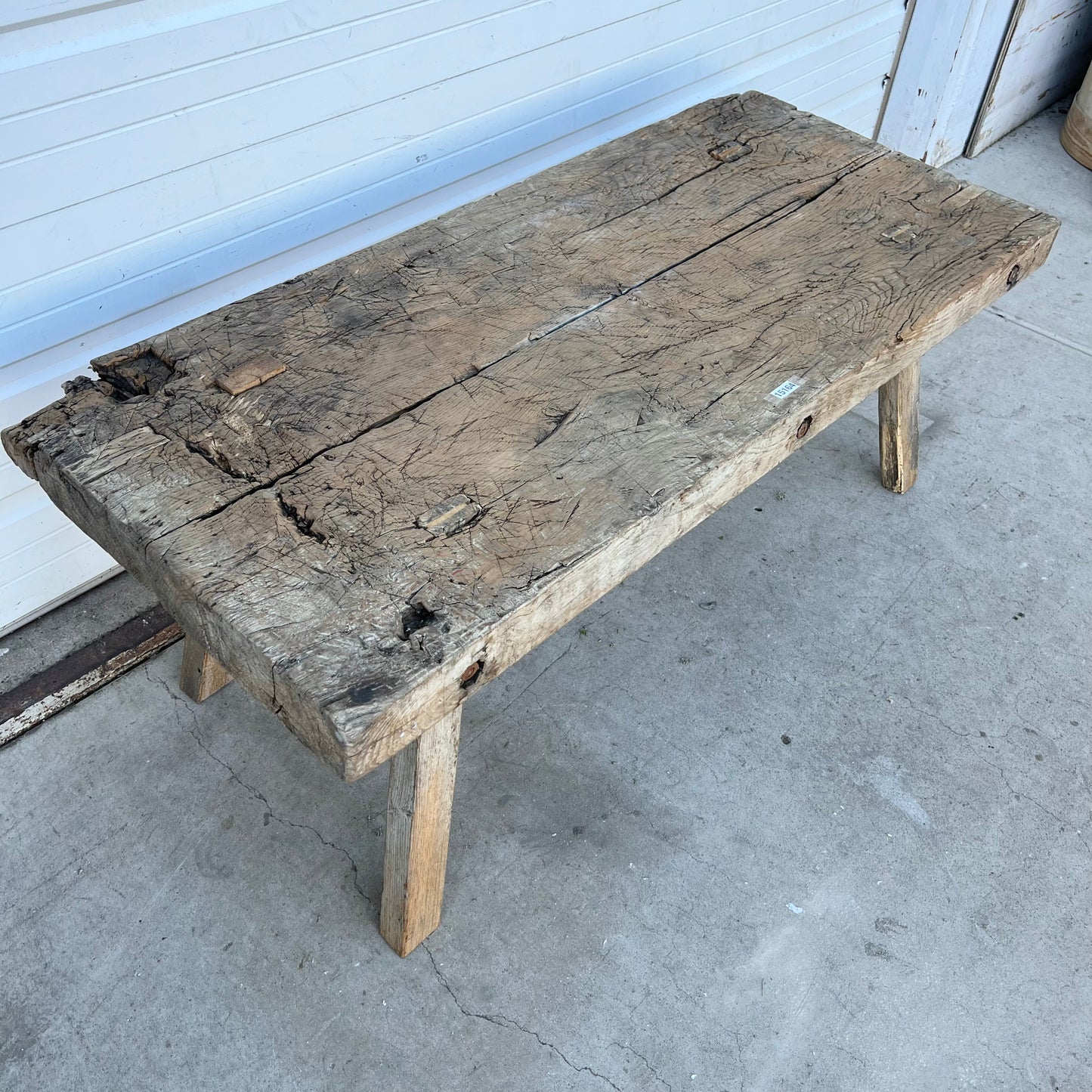 Bleached Wood Coffee Table