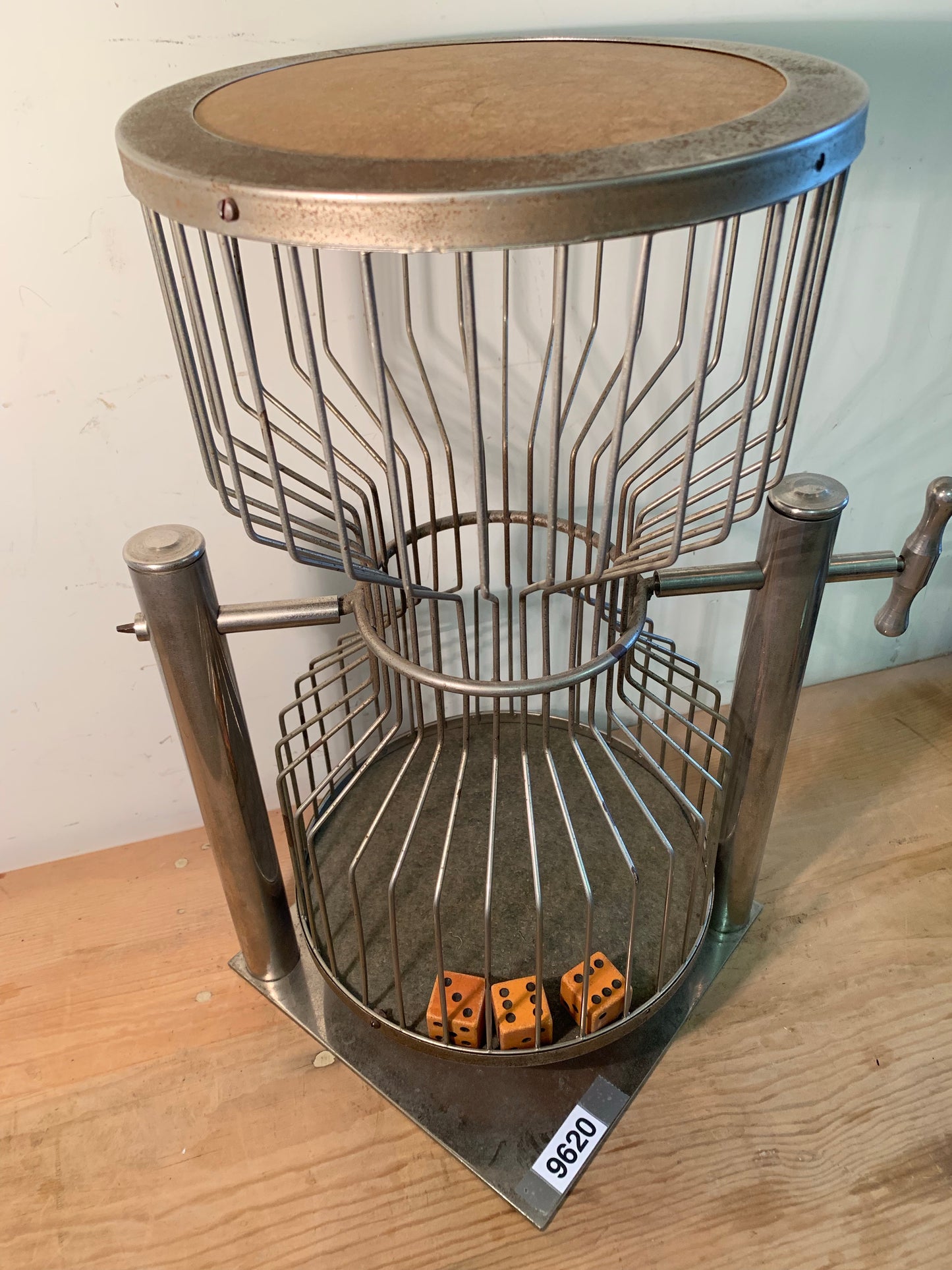 Antique Dice Game Cage/Chuck-a-Luck (Decor)