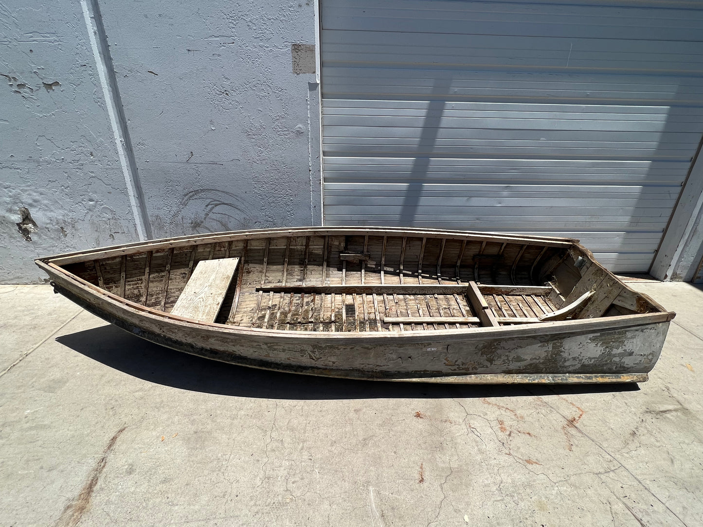 Repurposed Wood Boat Pendant Light