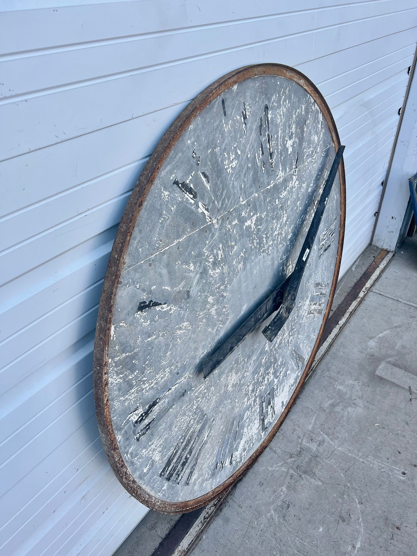 Large Clock Face with Hands