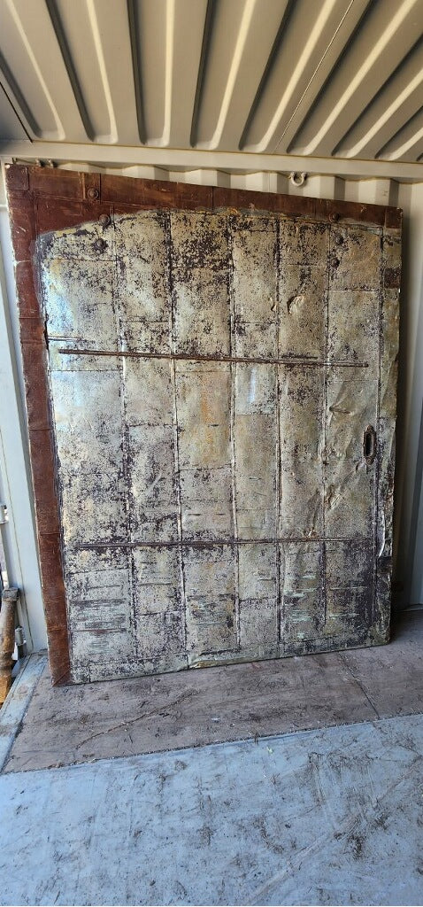 Single Large Metal Fire Door