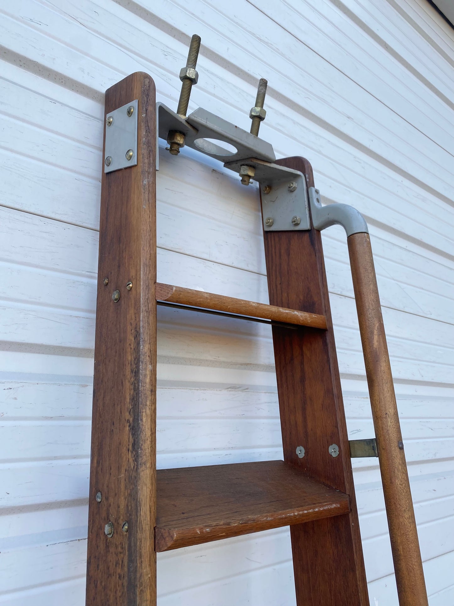 Rolling Wood Ladder