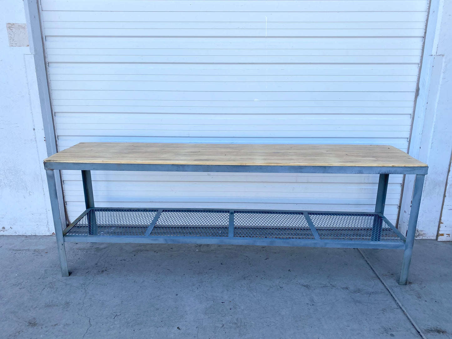 8 Ft Console Table with Bowling Lane Top