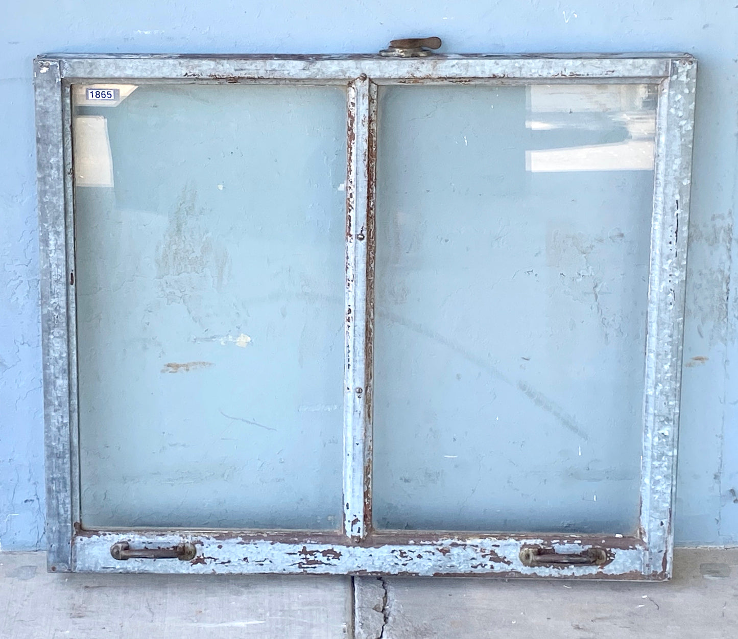 Rectangle 2 Pane Zinc Window