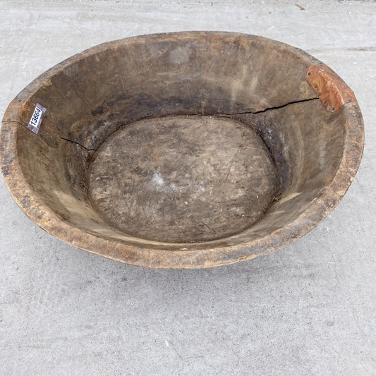 Rustic Wooden Turkish Bowl