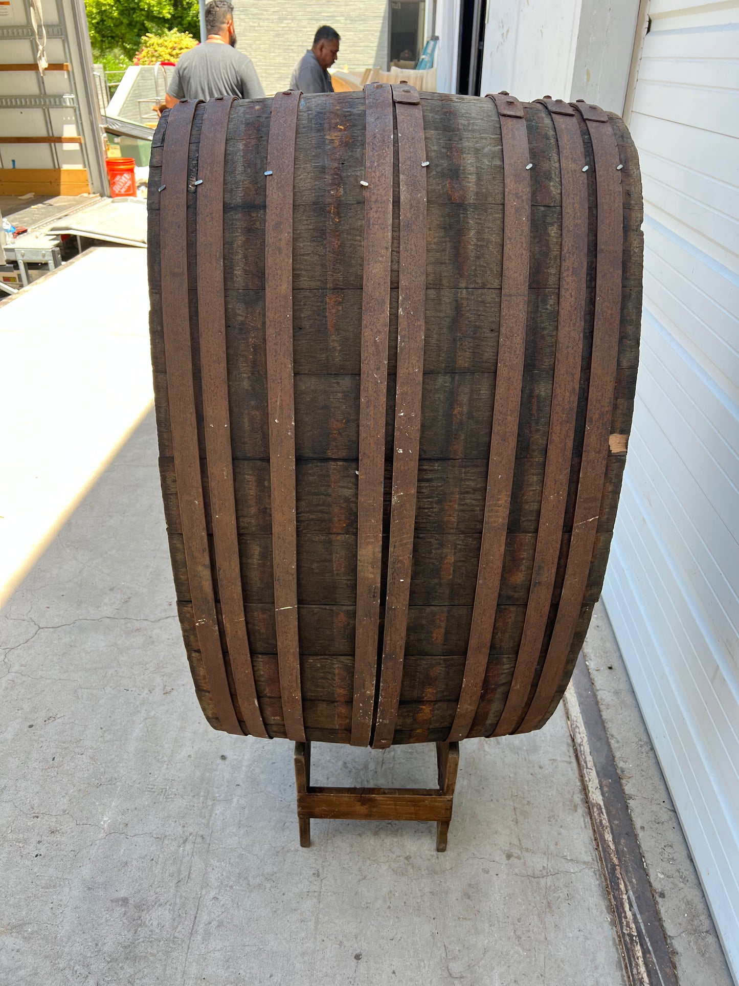 French Wine Barrel on Stand "Pierre Lanoix"