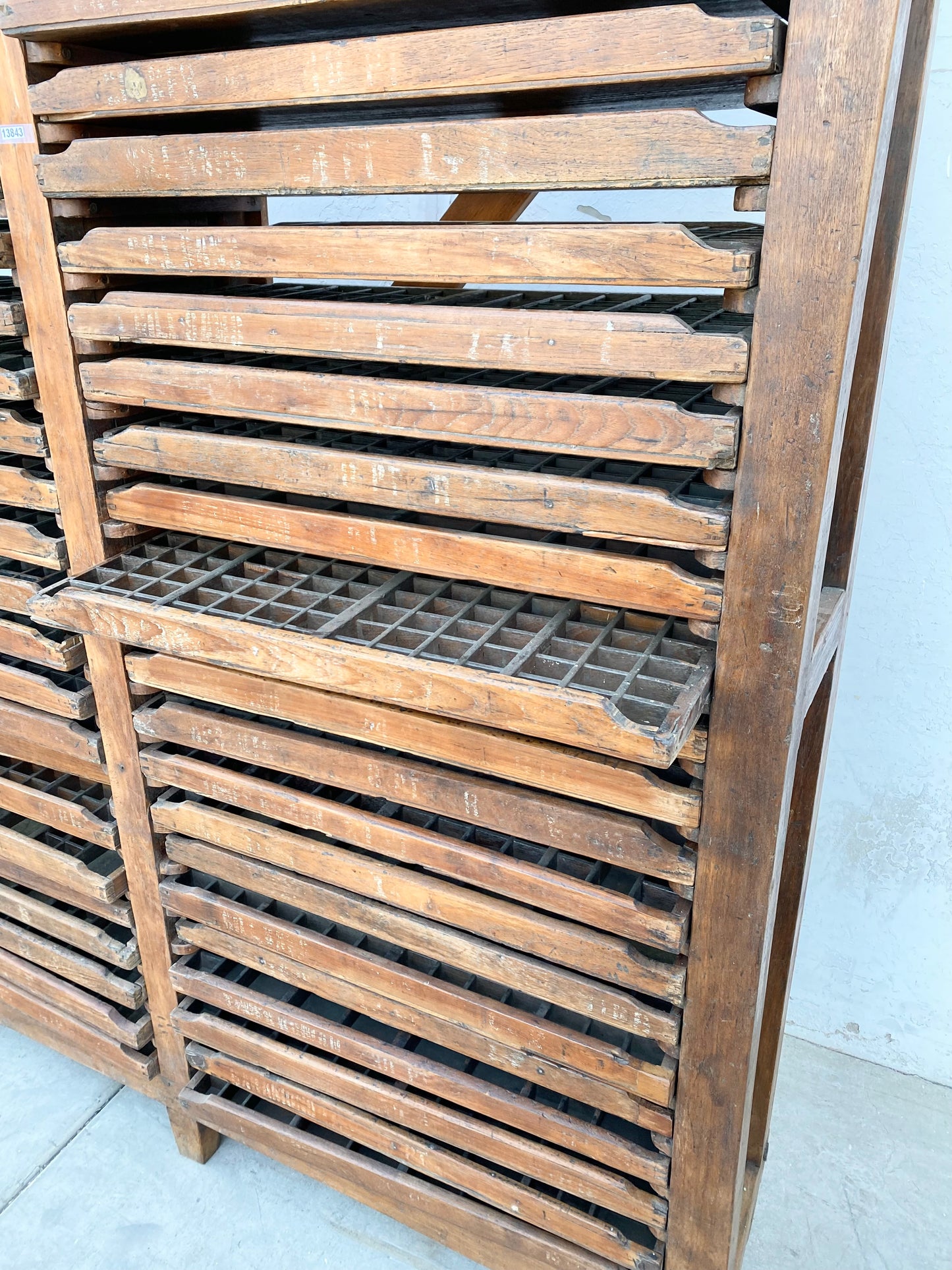 Printers Cabinet with 48 Type Drawers