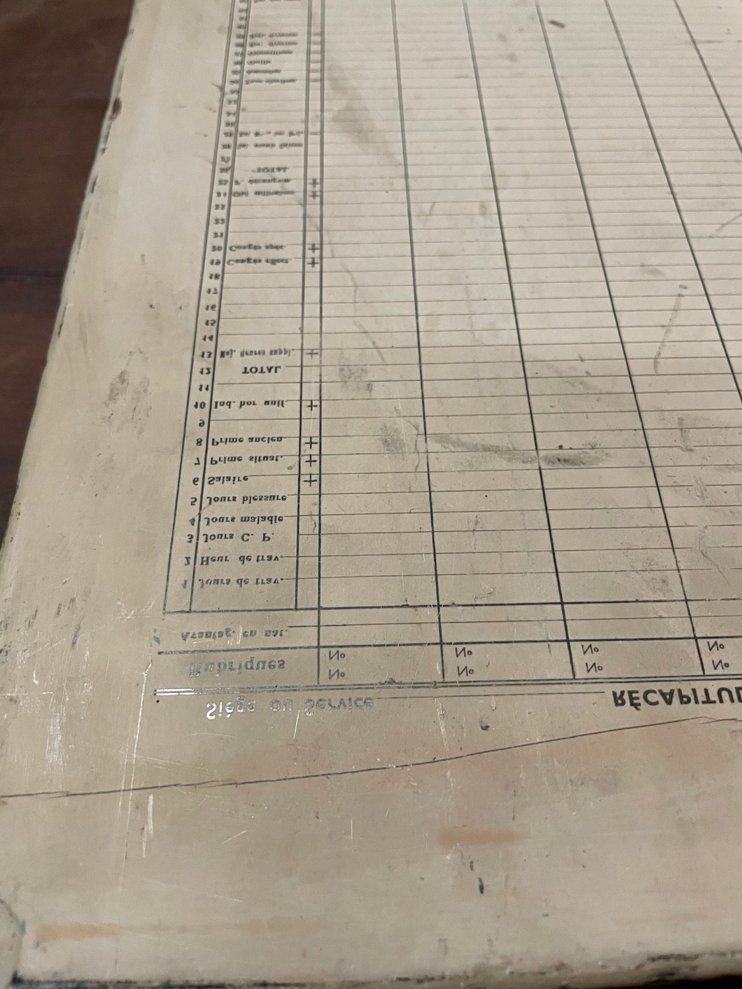 Recapitulation (Estimate) Litho Stone