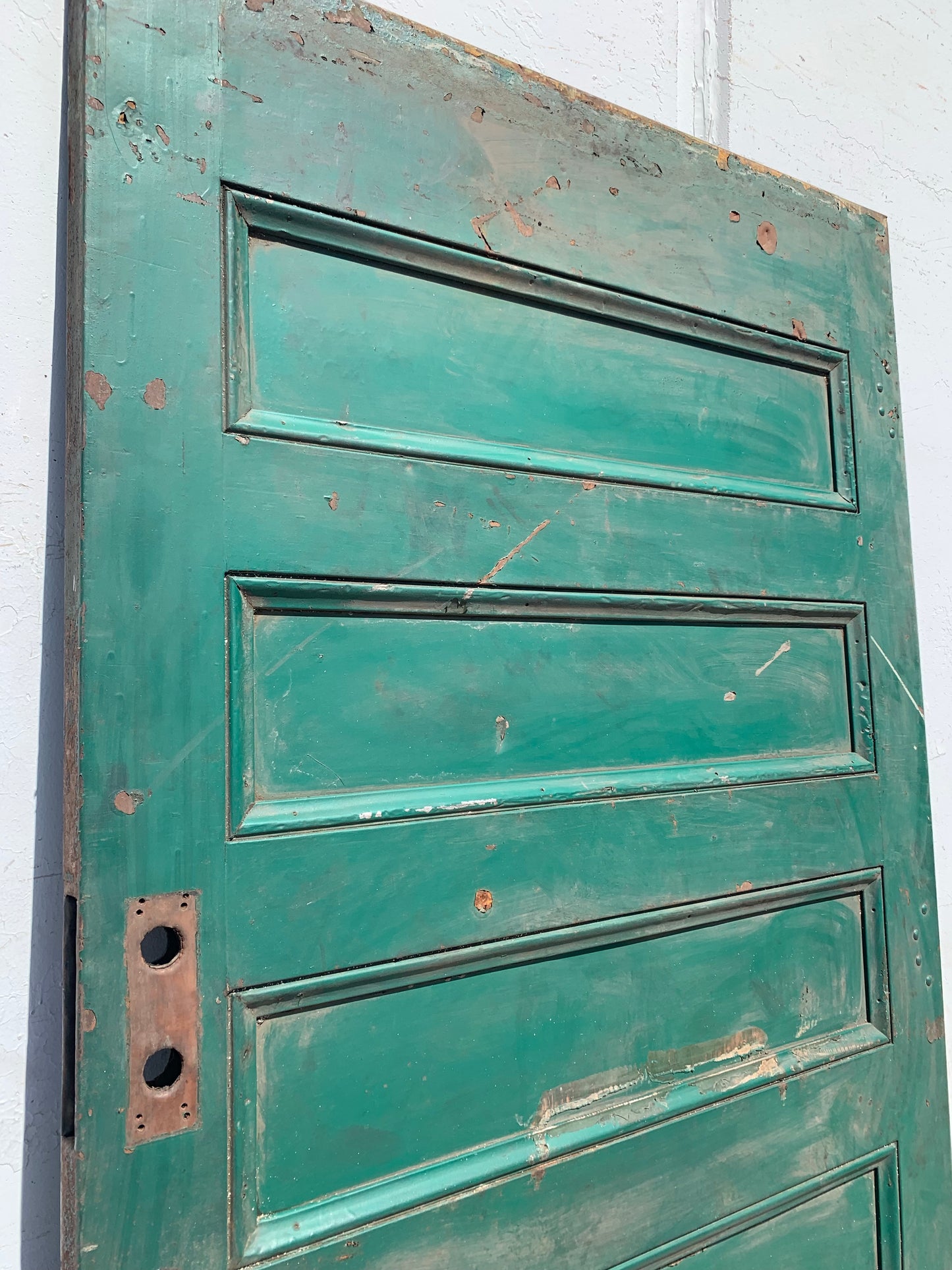 5 Panel Single Green Copper Metal Door (AW TC)