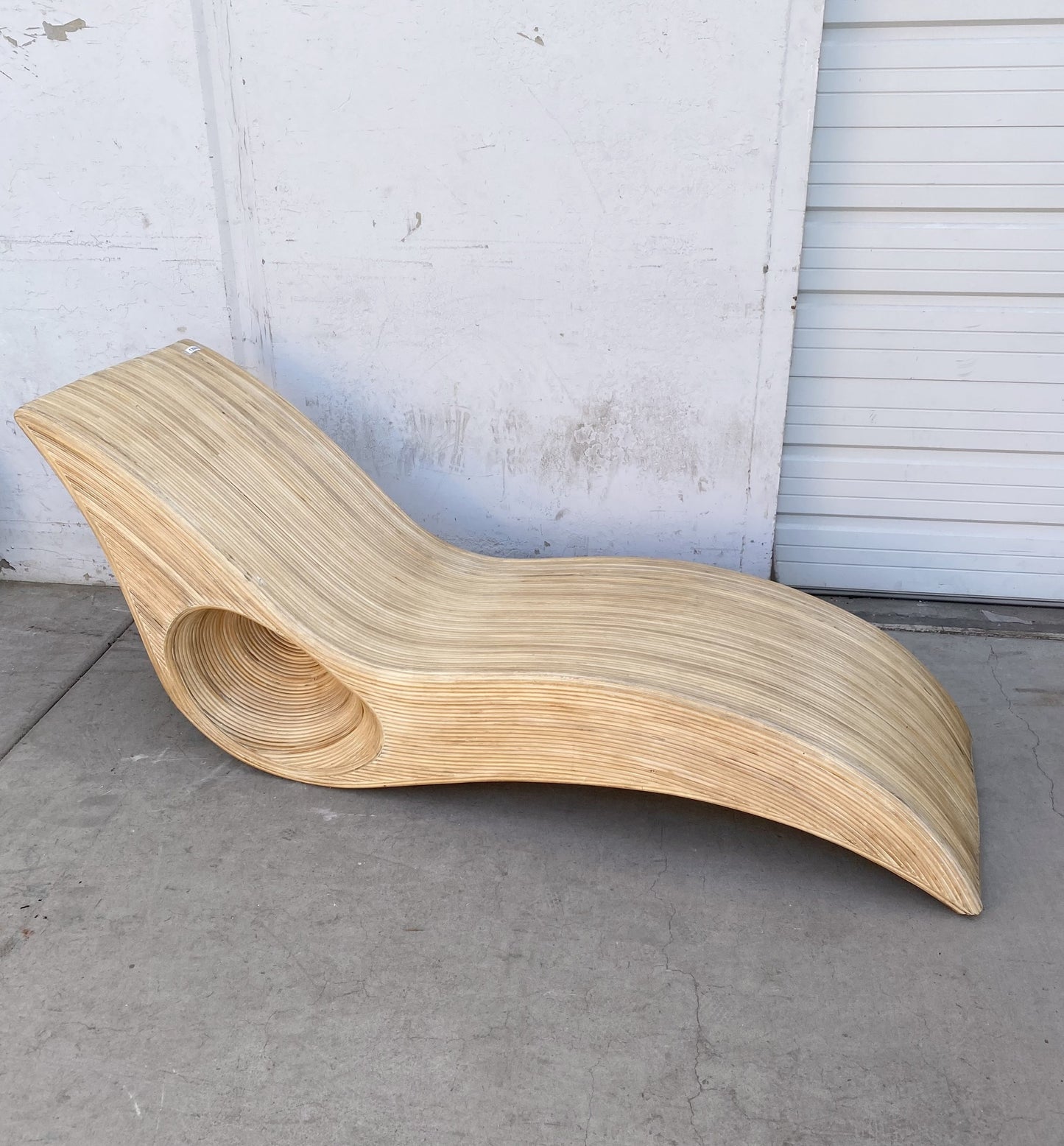 Wicker Chaise Lounge